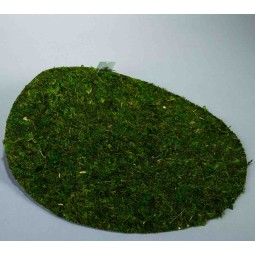 Tappetino circolare in muschio - 38 Cm / Verde