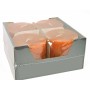 Moccoli candela rustici 4 PZ - 80x80 Mm / Arancione