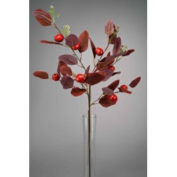 Ramo con bacche - 85 Cm  Rosso