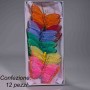 Farfalle colorate su clip 12 Pezzi - 9,5 Cm / Colori misti