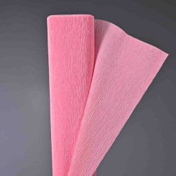 Carta crespa cm. 50 x 2,5 m in vari colori - Rosa Baby