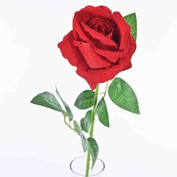 Rosa in ramo da cm 64 in due colori - Rosso