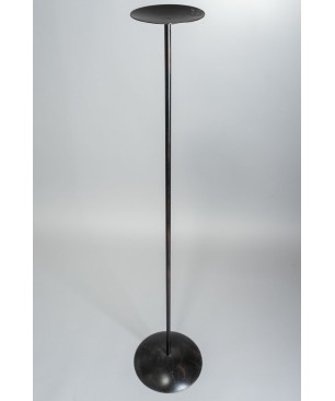 Asta portacandela in ferro nero - H 150 CM