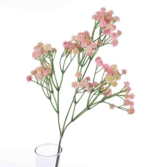 Gypsophila real touch - 70 Cm in diversi colori - Rosa chiaro