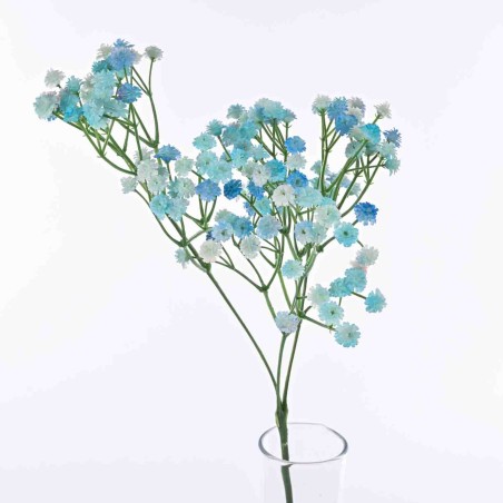 Gypsophila real touch - 70 Cm in diversi colori - Azzurro