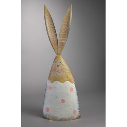 Coniglietto decorativo in metallo - H 82 CM