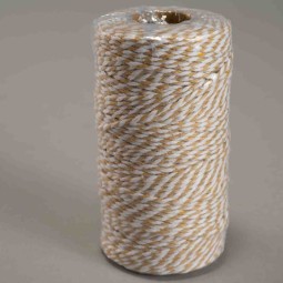 Cordino bicolore - 2 Mm x 100 M / Crema