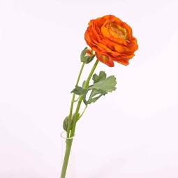 Ranuncolo real touch 45 cm in diversi colori - Arancio