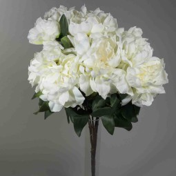 Ortensie in mazzo - 50 Cm in vari colori - Crema