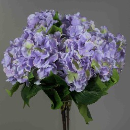 Ortensie in mazzo - 50 Cm in vari colori - Lavanda