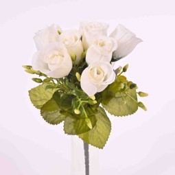 Mazzo di Rose e Boccioli - 26 cm assortito