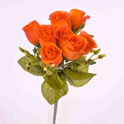 Mazzo di Rose e Boccioli - 26 cm assortito