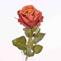 Rosa in ramo - 58 Cm in vari colori - Ruggine