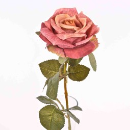 Rosa in ramo - 58 Cm in vari colori - Fucsia